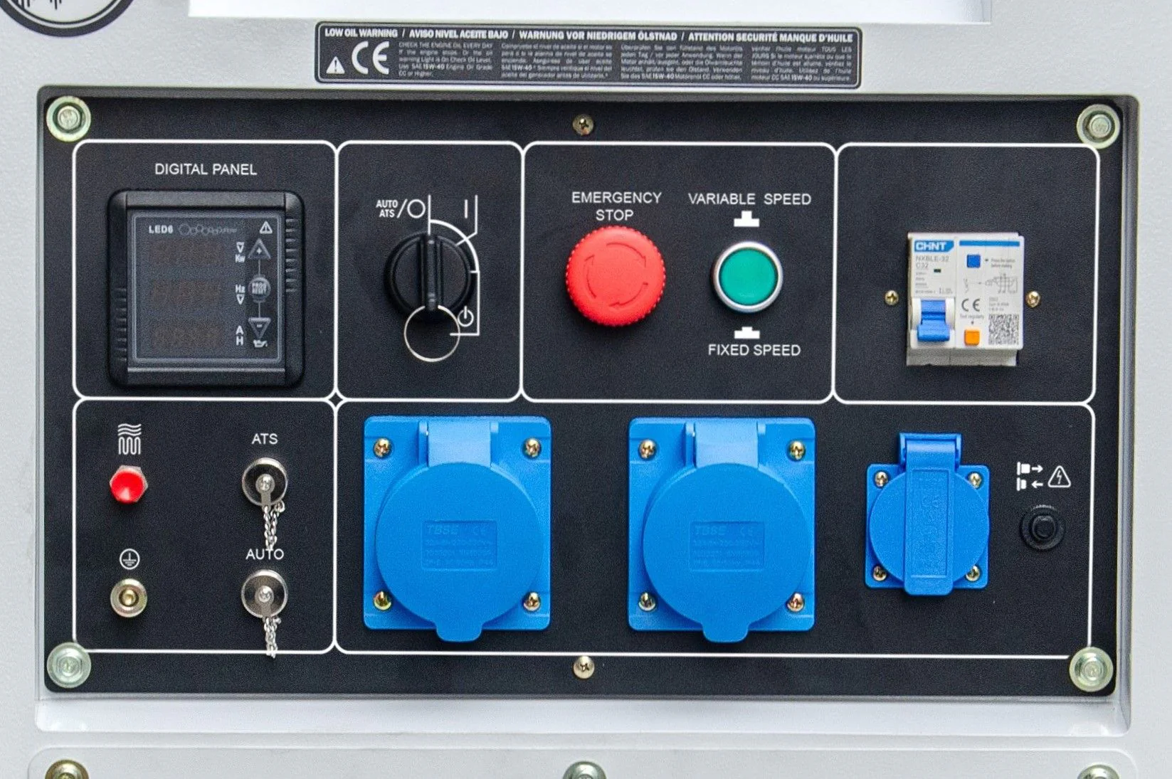 Inverter Diesel Stromerzeuger 6500W ITC DG9000SEi - Image 3