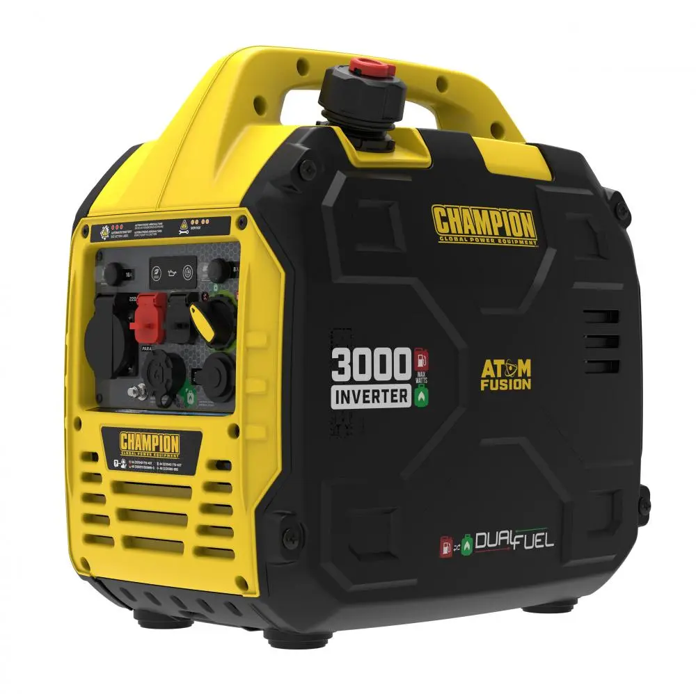 Inverter Stromerzeuger 3000 Watt Champion Atom Fusion 93001i-df-eu - Image 4