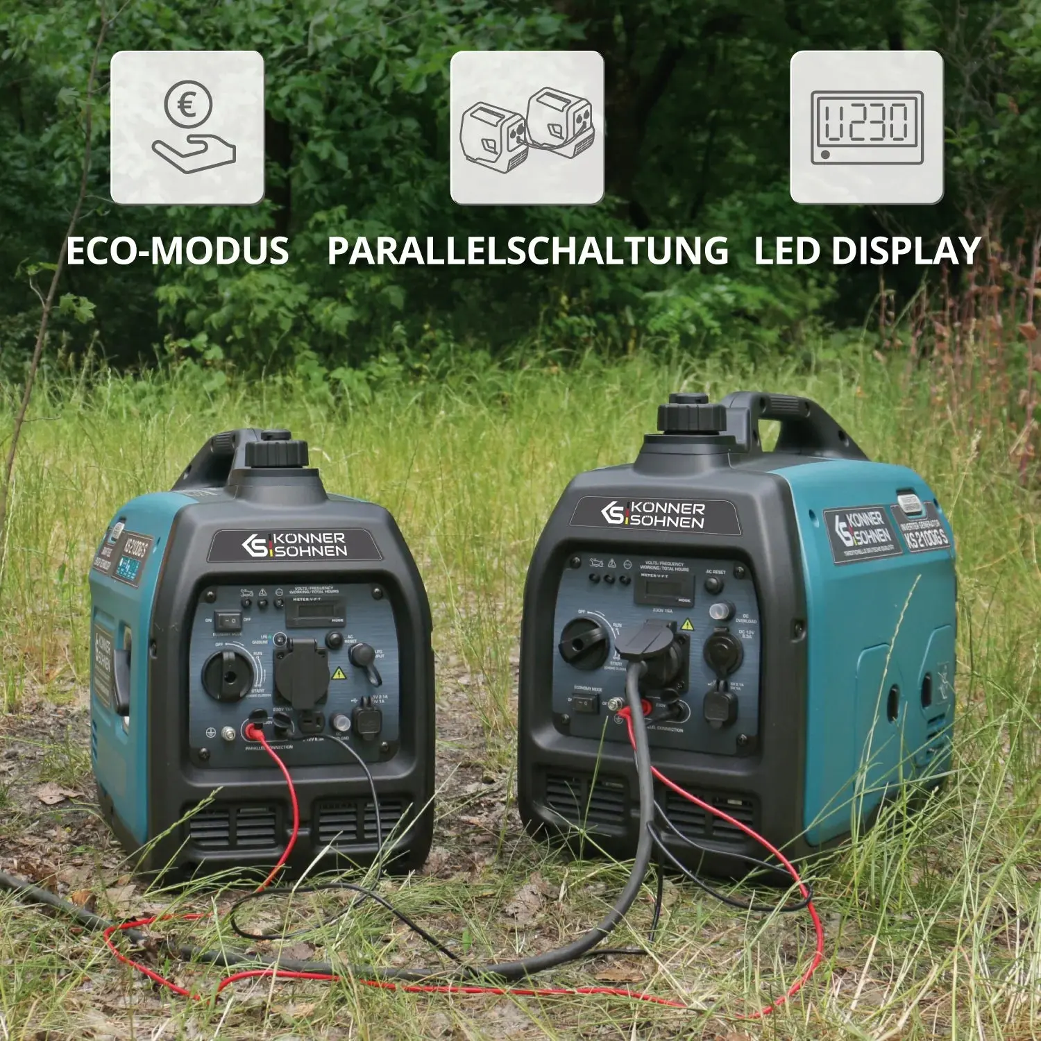 Inverter Stromerzeuger DualFuel 2000 Watt KS 2100iG S - Image 13