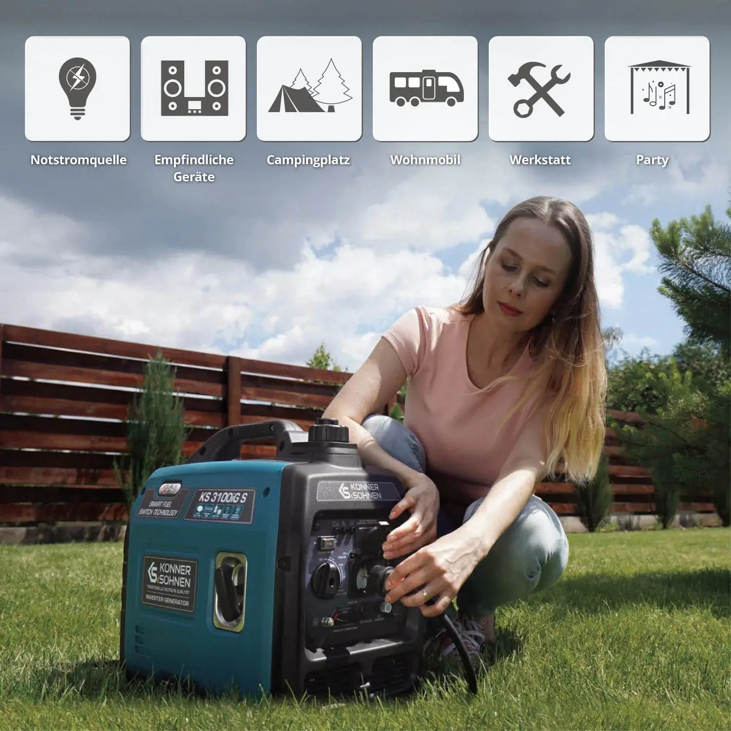 Inverter Stromerzeuger DualFuel 3100 Watt KS 3100iG S - Image 16