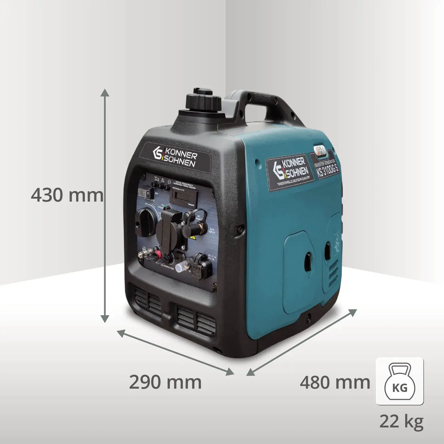 Inverter Stromerzeuger DualFuel 3100 Watt KS 3100iG S - Image 2
