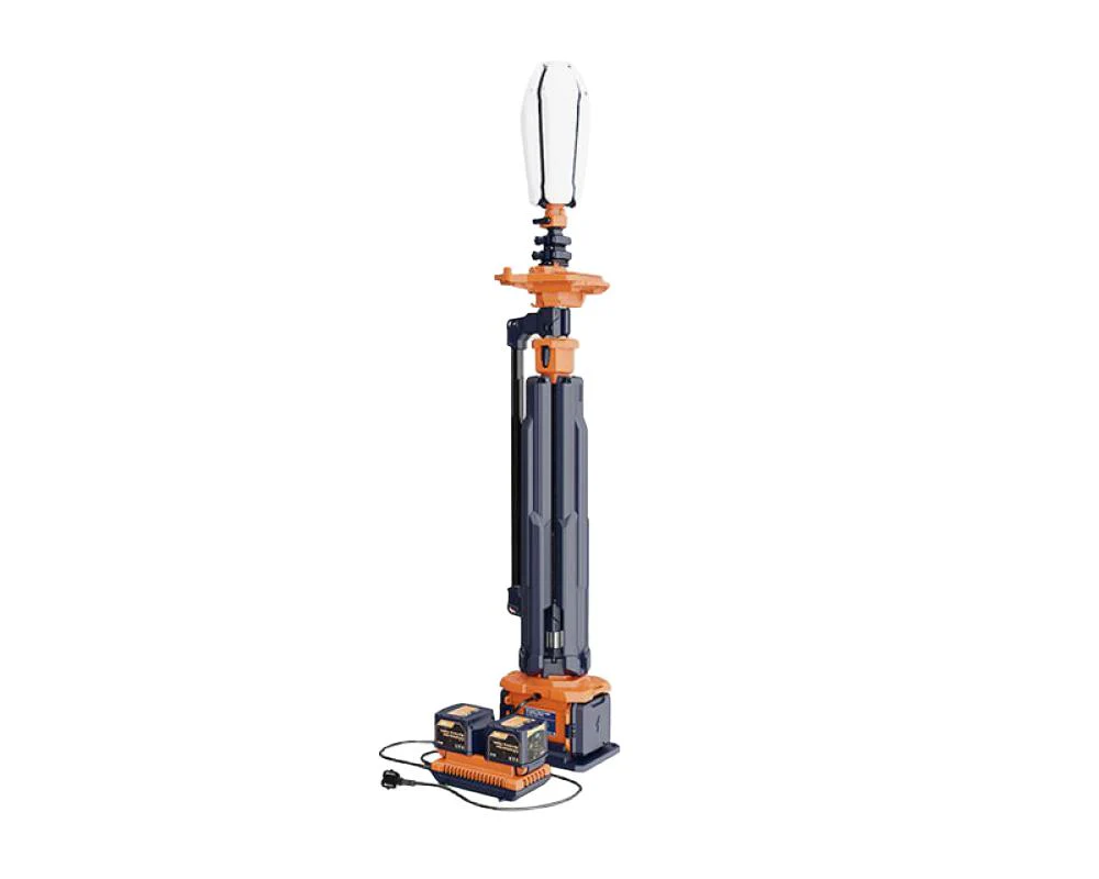 Lichtmast mit Teleskop Mast CENIT-300 14000 Lumen 3,4 Meter IP66 - Image 5