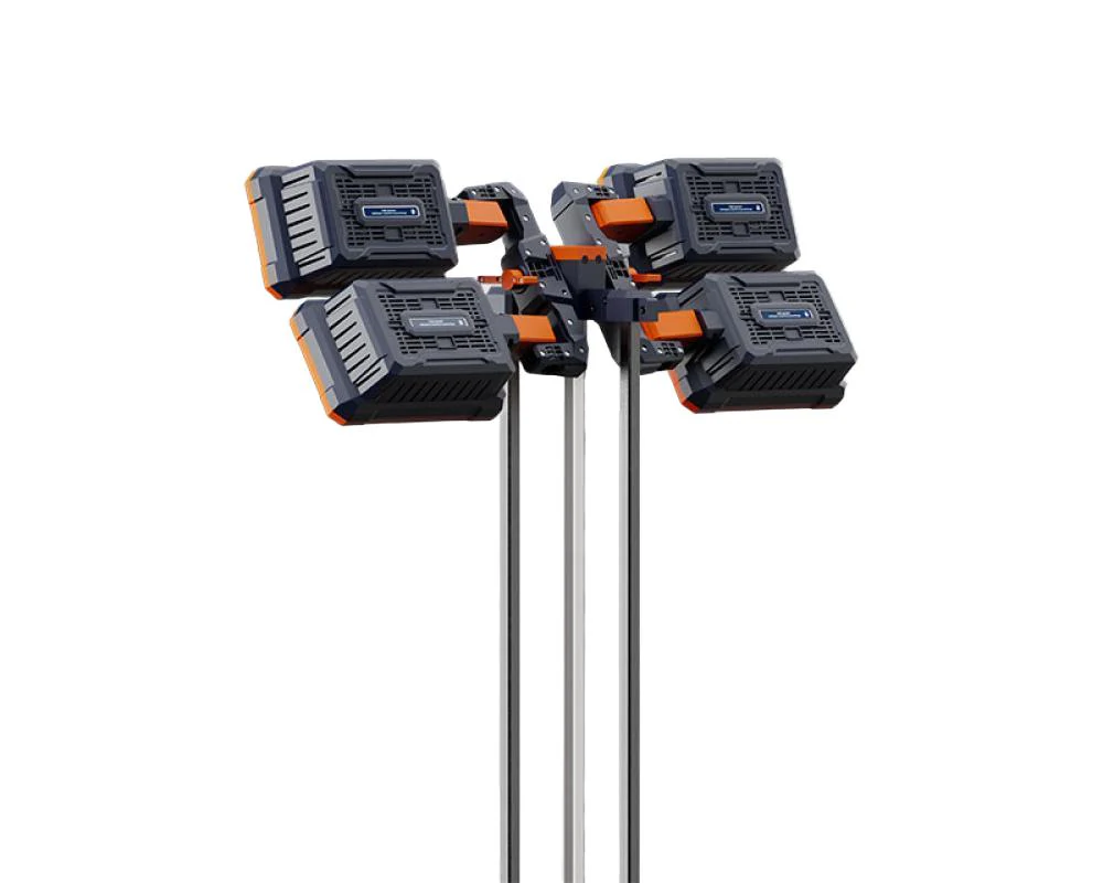 Lichtmast mit Teleskop Mast DIRECT-500-XL 52.000 Lumen 5,3 Meter IP65 - Image 4