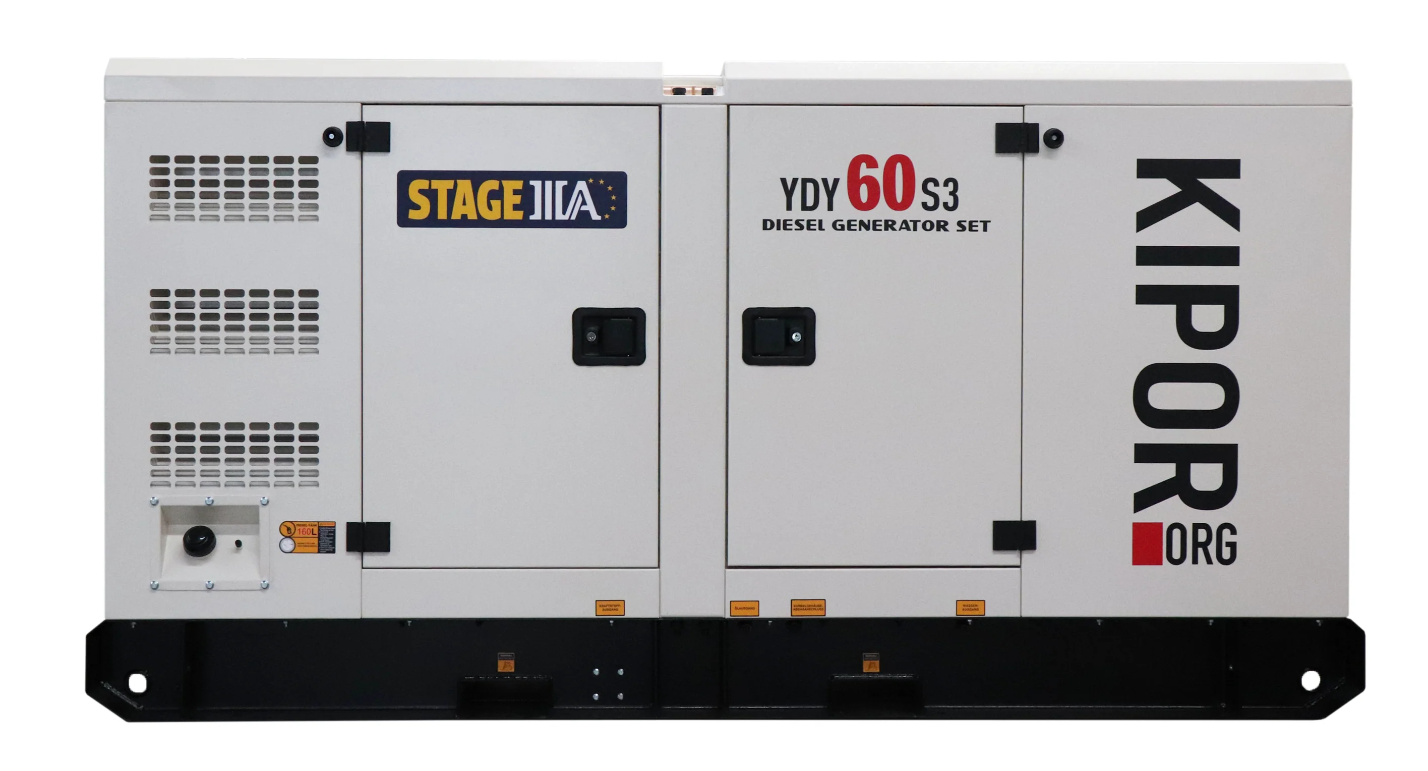 Netzersatzanlage KIPOR 60kVA - Euro Stage IIIA Diesel Generator - Image 3