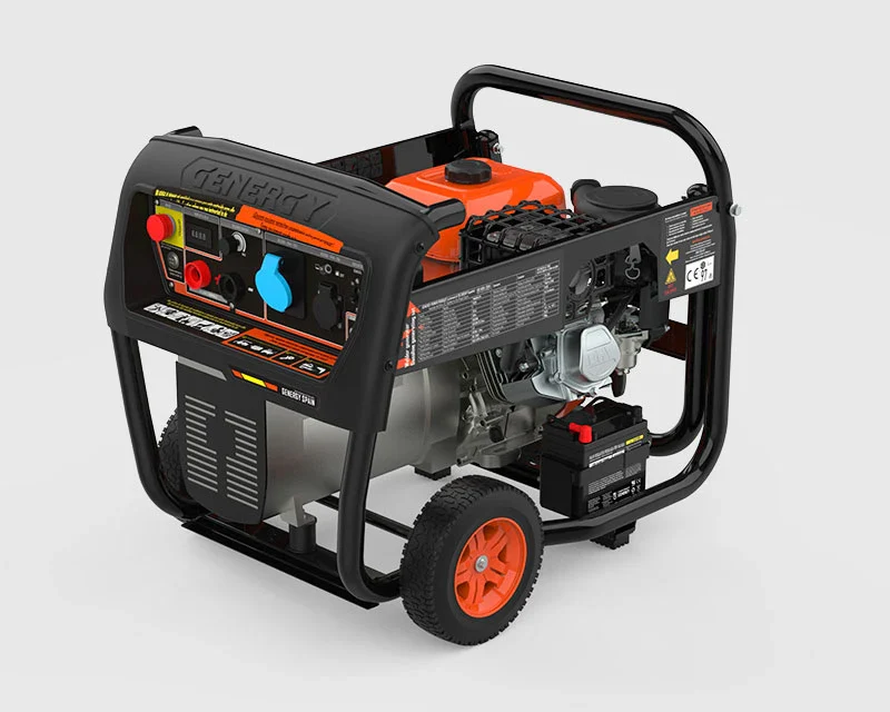 Schweißgenerator Benzin AVR 6500W mit E-Start / 60-200A - Genergy Timanfaya - Image 2