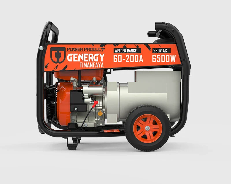 Schweißgenerator Benzin AVR 6500W mit E-Start / 60-200A - Genergy Timanfaya - Image 8