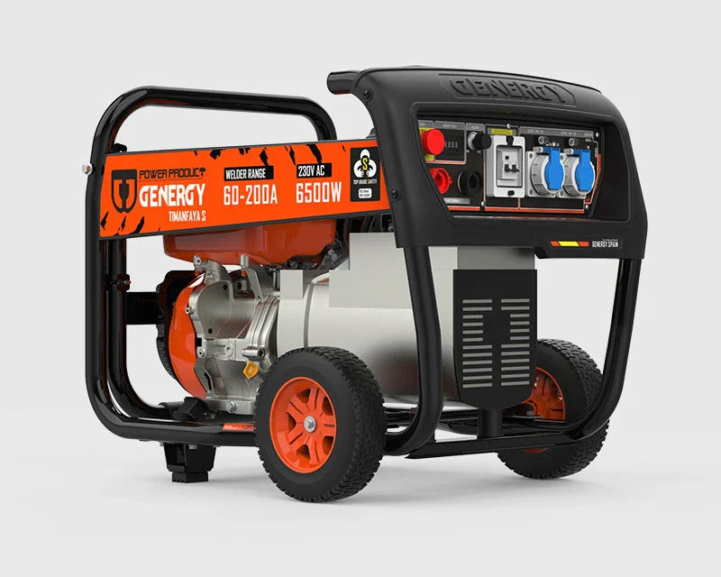 Schweißgenerator Benzin AVR 6500W / 60-200A - Genergy Timanfaya-S IP67 - Image 4