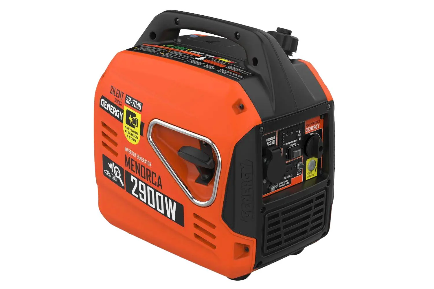 Inverter Stromerzeuger Benzin 2900 Watt mit Funkstart Genergy Menorca II