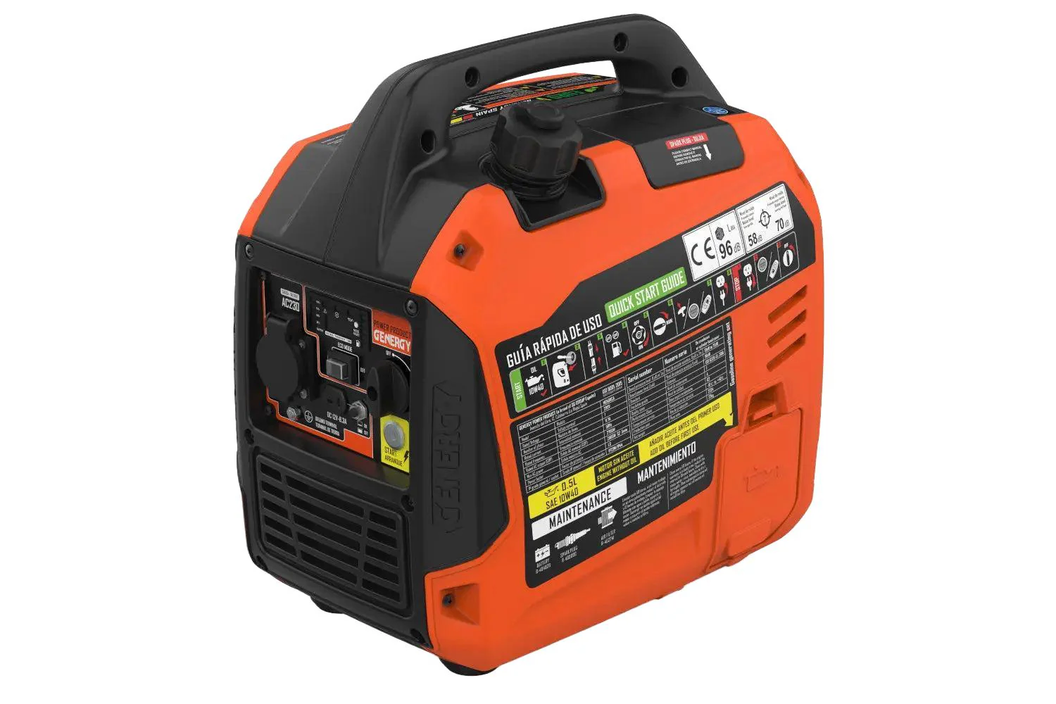 Inverter Stromerzeuger Benzin 2900 Watt mit Funkstart Genergy Menorca II - Image 2