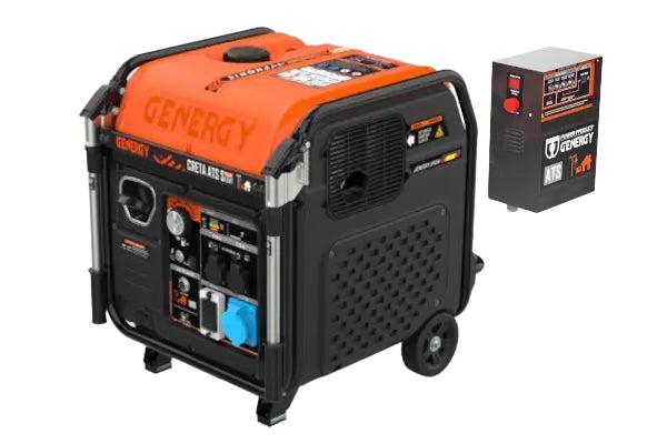 Inverter Stromerzeuger Benzin 7500 Watt Genergy Creta ATS Silent