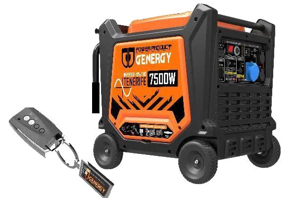 Inverter Stromerzeuger Benzin 7500 Watt mit Funkstart Genergy Tenerife II