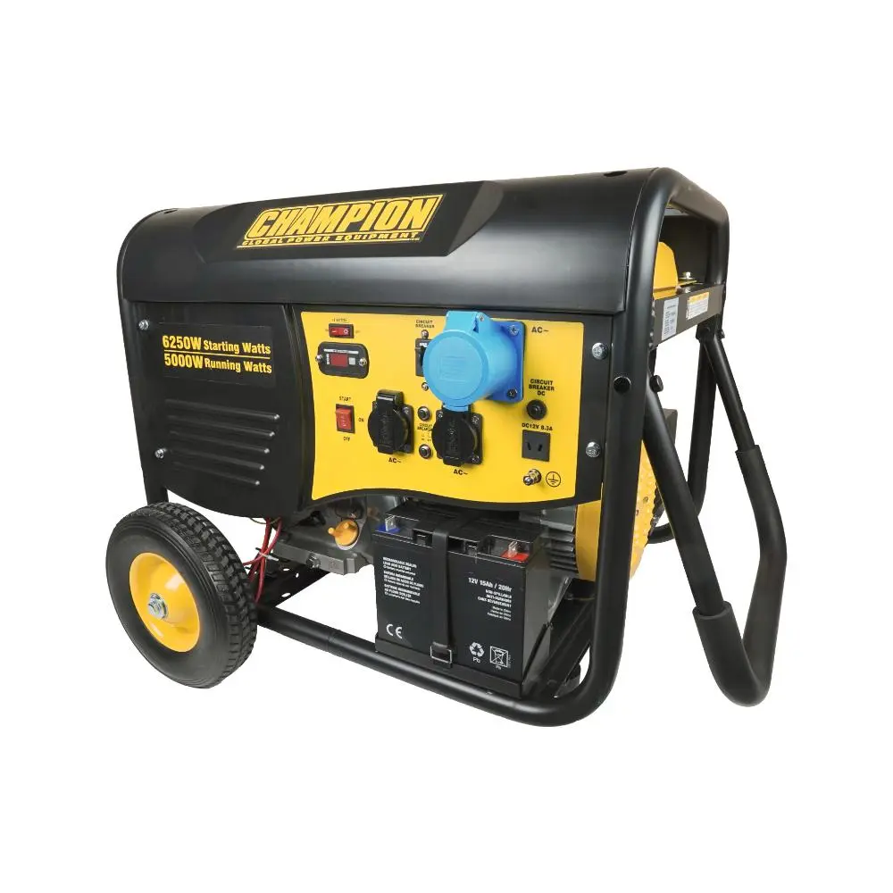 Stromerzeuger Benzin AVR 6250 Watt Champion CPG6500E2 - Image 3