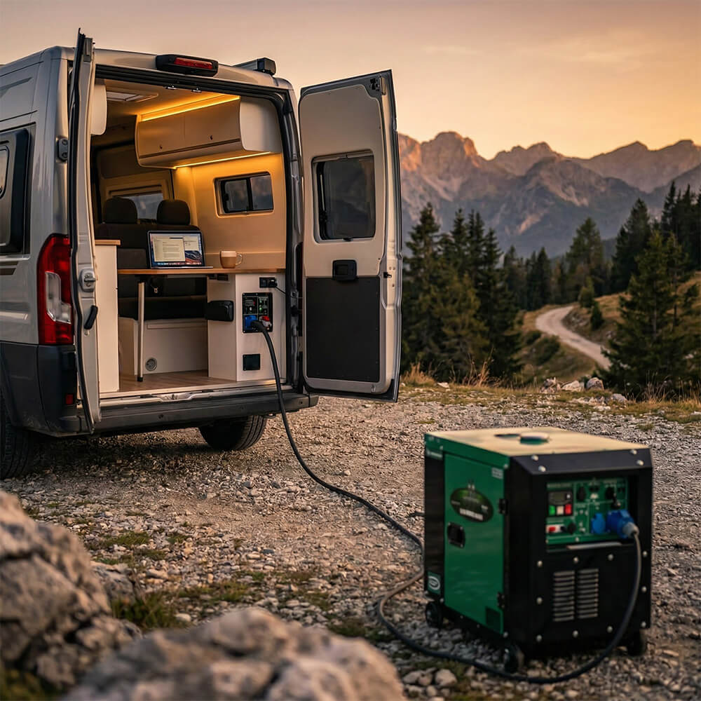 Stromerzeuger Diesel Inverter 5500 Watt FME XG-SF 5600D Carbon - Image 2