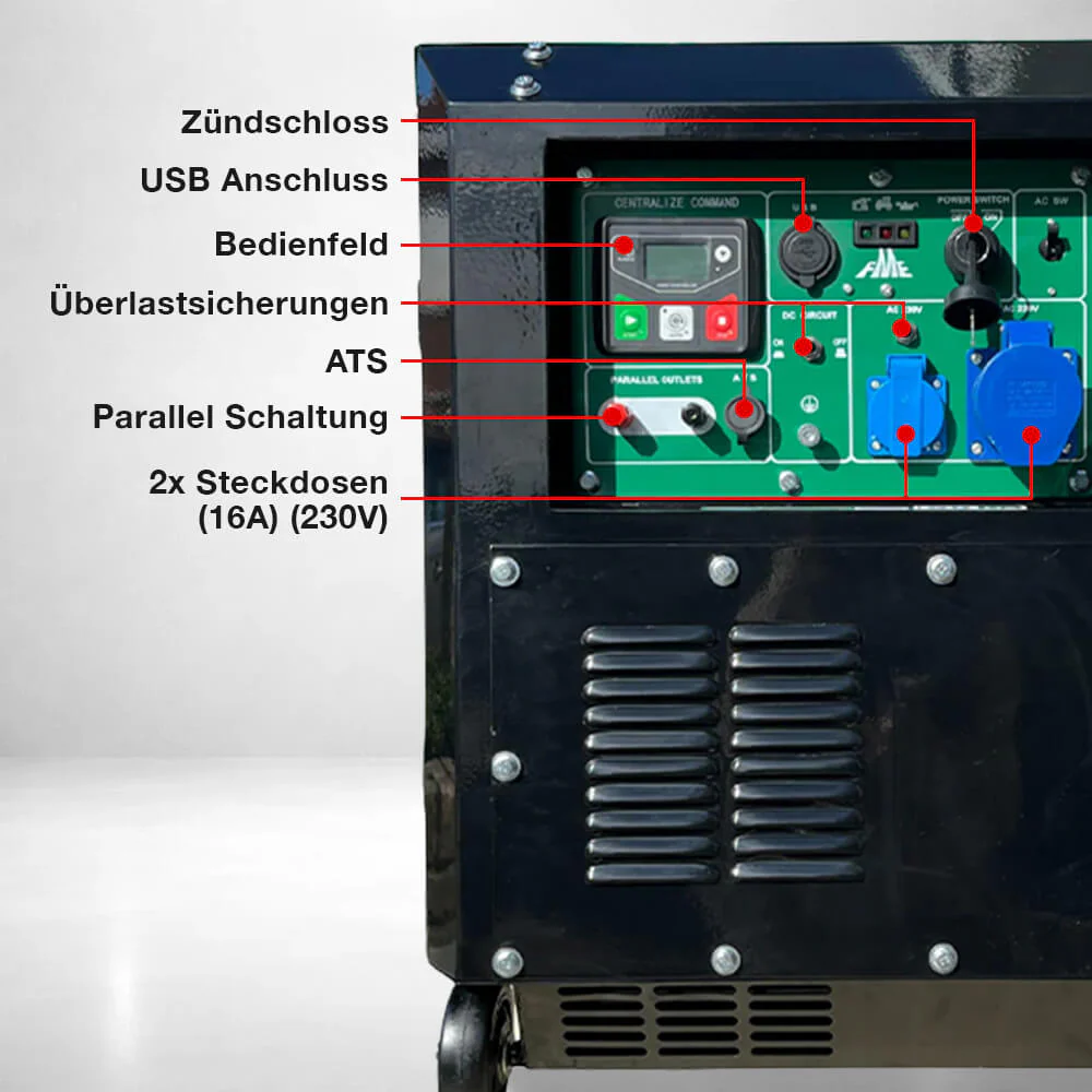 Stromerzeuger Diesel Inverter 5500 Watt FME XG-SF 5600D Carbon - Image 4
