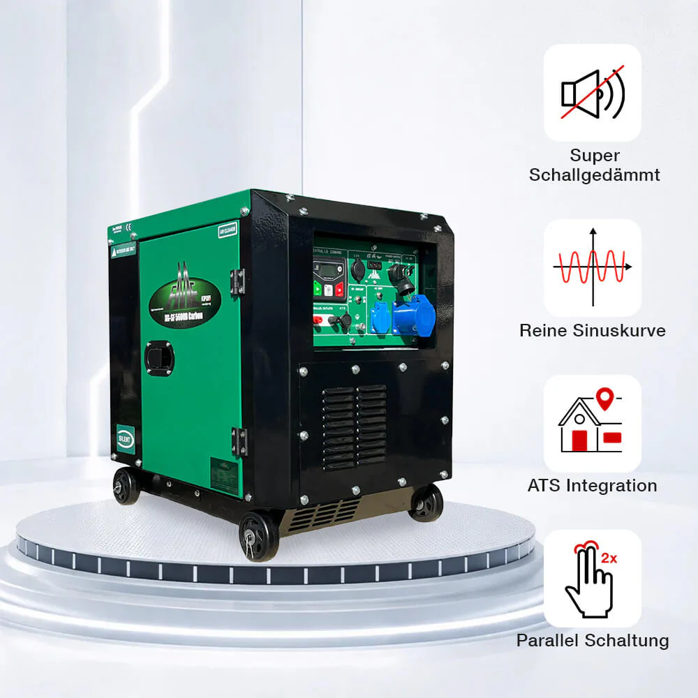 Stromerzeuger Diesel Inverter 5500 Watt FME XG-SF 5600D Carbon - Image 5